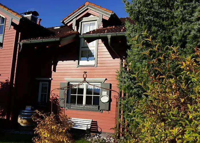 Apartmán Ferienwohnung Romantik Im Roten Haus *